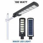 180W all in one solar street light with motion sensor