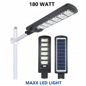 180W all in one solar street light with motion sensor