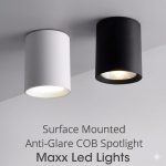Best surface mounted cylindrical COB spot light for interiors