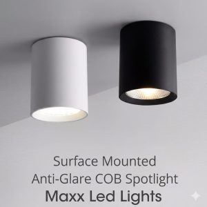 Best surface mounted cylindrical COB spot light for interiors